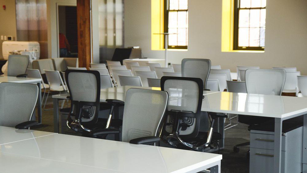 bureaustoelen in kantoorruimte