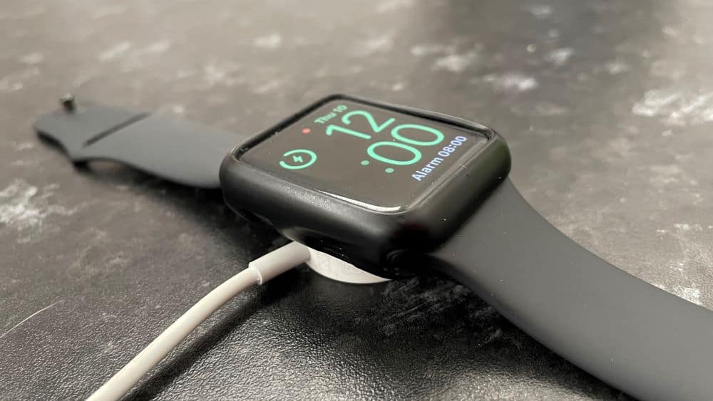 Apple Watch op oplader