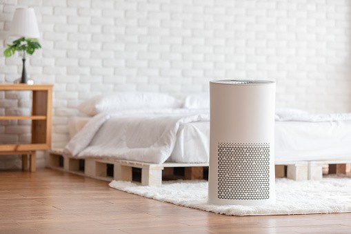 luchtreiniger in slaapkamer