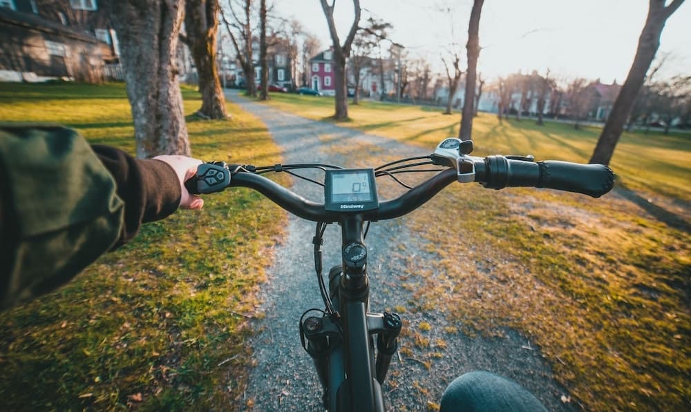 fietsstuur met fietscomputer