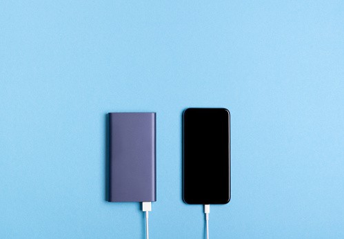 paarse powerbank