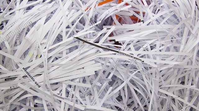 versnippert papier