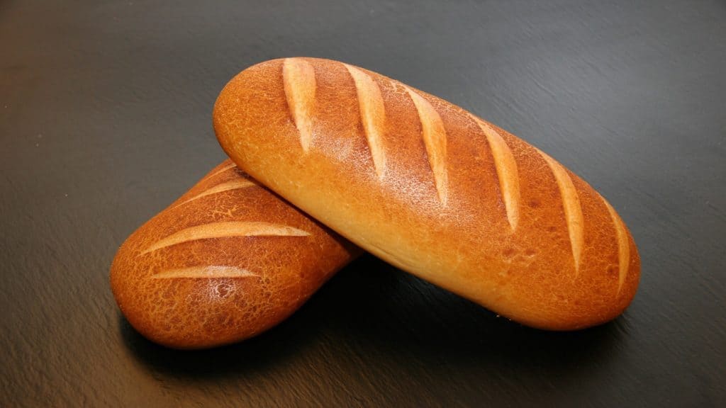Gekerfd bakken brood